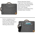 thumbnail image 4 of Vangoddy Slate Slate Backpack Briefcase Messenger and Notebook Carrying Case Shoulder Bag for Laptop, Gray, Small (8.9-10.5-Inch), 4 of 4
