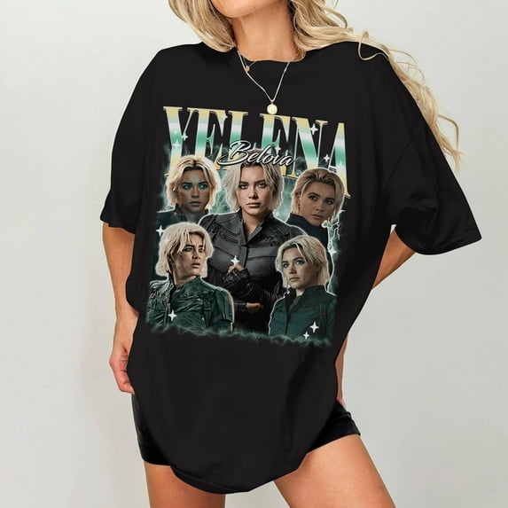 Yelena Belova Homage T-Shirt, Vintage Tee, Thunderbolts Movie 2025