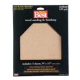 thumbnail image 3 of Do it Best Bare Wood 9 In. x 11 In. 100 Grit Medium Sandpaper (5-Pack) 330078GA, 3 of 5