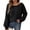 Black, variant on Women's Oversized Cable Knit Sweaters Boat Neck Long Sleeve Sweater Top Soft Stretch Knitted Pullover Tops Fall Winter Fashion Tops Navy