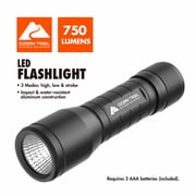 Ozark Trail LED Flashlight, 750 Lumens, IPX4 Water Resistant, 6 Hour Runtime