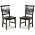 thumbnail image 2 of Homestyles Arts & Crafts Wood Dining Chair in Ebony (Set of 2), 2 of 2