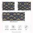 thumbnail image 2 of Yayeee Pillowcase King Size Set of 2 Satin Wrinkle Resistant Envelope Pillow Case, Gold Art Pattern, 2 of 8