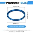 thumbnail image 2 of Uxcell Filtre d'Objectif Ultra Fin (43mm) - Multi-Revêtement, Protection Circulaire en Aluminium pour Objectif de Photographie, Bleu, 2 of 7