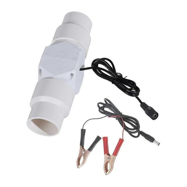 12V Inline Ventilation Fan for Toilets & Offices - Easy Install for 20/25/32/40/46mm Holes