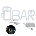 thumbnail image 1 of LED Neon Sign BAR Shape Design USB Or Battery Powered High Safety Widely Used Bar Neon Light for Bedroom Party Backyard White BAR, 1 of 20