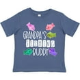 thumbnail image 3 of Inktastic Grandpa's Fishing Buddy with Colorful Fish Boys or Girls Toddler T-Shirt, 3 of 5