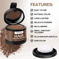 thumbnail image 4 of Aliver Hairline Shadow Powder Unisex (Light Brown), Instant Cover Thinning Hair, Waterproof Hair Line Filler, 4 of 9