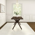 thumbnail image 5 of Plank+Beam Verso Rectangular Dining Table, 60" Solid Wood Kitchen & Dining Room Table, Walnut, 5 of 9