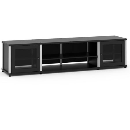 Salamander Designs - Synergy Quad A/V Cabinet for Flat-Panel TVs Up to 80" - Cherry