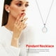 thumbnail image 3 of Collar de piedra lunar, collar de mujer, joyería, colgante de piedra, collar llamativo, collar de boda con caja, 3 of 5