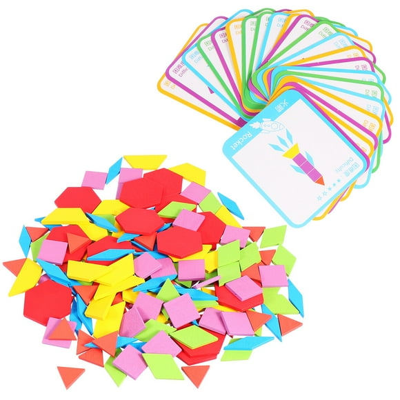 155pcs Funny Geometry Shape Puzzle Toy Geometric Cognitive Board Educational Playthings Early Education Tool for Kids Children
