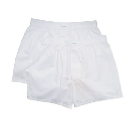 

Men s Bread and Boxers 223 100% Organic Cotton Boxer - 2 Pack (White M)