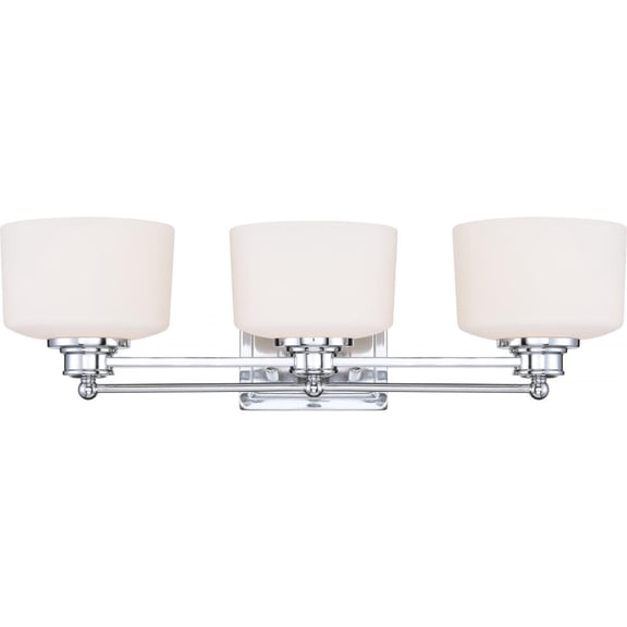 Nuvo 60-4583 - Soho - 3 Light Vanity Fixture w/ Satin White Glass