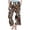 A-Brown57, variant on JAJAHO Girls Pajamas Pants Halloween Sleepwear Bottoms Sizes 3-14 Loose Straight Leg Kids Loungewear Pants
