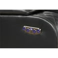 thumbnail image 2 of Benz LED & Power Recliner Chair Made With Faux Leather in Black, 2 of 11