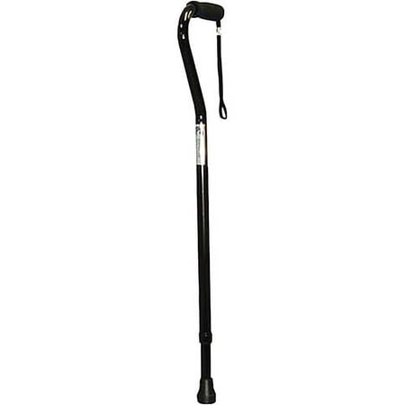 Black Offset Adjustable Cane Foam Handgrip 1/CS