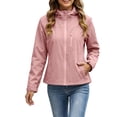 thumbnail image 5 of Jsaierl Women's Hooded Zip Up Windproof Jacket with Chest Pocket Lightweight Windbreaker for Travel Hiking Outdoor, 5 of 8