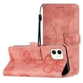 thumbnail image 1 of Compatible avec iPhone 11 Étui Embossée Papillon avec Portefeuille et Support, 1 of 5