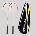 thumbnail image 3 of Almencla 2 Piece Badminton Racket Set Badminton Equipment Badminton Racket for Adults and with Bag, 3 of 8