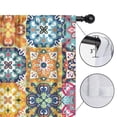thumbnail image 4 of Blackout Kids Curtains,Blue Boho Bohemia Floral Geometric Pattern Childrens Insulated Curtains Set Of 2,Bedroom Essentials,Toddler Room Decor 42x84in(106x213cm), 4 of 5