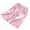 Pink, variant on Asxite Plus Size Womens Pajamas Pants Casual Breathable Ice Silk Solid Loose Cropped Sleepwear