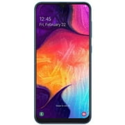 Samsung Galaxy A50 A505G 64GB Duos GSM Unlocked Phone w/triple 25MP Camera - Blue (Used)