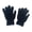 Black, variant on Soft Students Gloves Warm Mittens Full Finger Solid Color Mittens for Men Women Winter Cycling Supplies
