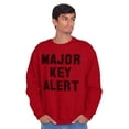 thumbnail image 5 of Major Key Alert Rap Entrepreneur Sweatshirt for Men or Women Brisco Brands S, 5 of 6