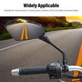 thumbnail image 3 of ATV Mirrors, 360 Degree Rotation Simple Installation Clear Vision Universal Motorcycle Mirrors with M8 M10 Bolt Anti Impact  for Bike Scooter ATV UTV Dirt Bike, 3 of 7