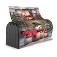 thumbnail image 4 of PHELIKA Snowman Trees Seasonal Xmas Holiday Rustic 01 Mailbox Covers Magnetic Mailbox Wraps Post Letter Box Cover Mailwrap Garden Home Decor Standard Size 25.5"H x 21"W, 4 of 8