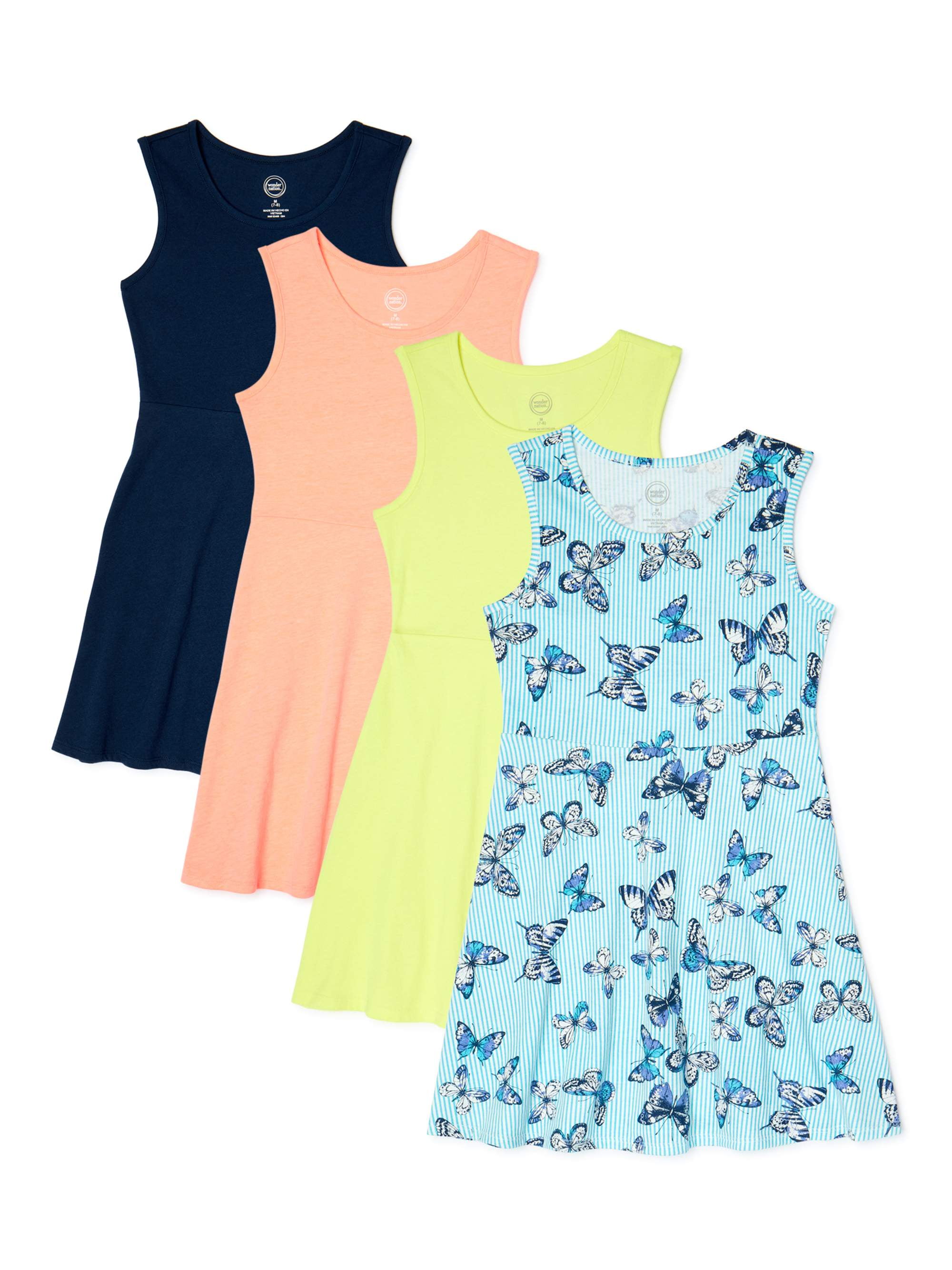 Deux Par Deux Baby /& Toddler Girls Floral Dress High Style at Low Tide NWT