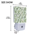 thumbnail image 4 of Yayeee LED Plug in Night Light for The Home with Auto Dusk to Dawn Light Sensors, 2 Pack, Green Leafy Pattern., 4 of 6