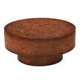 thumbnail image 2 of Noble House 31.5" Modern Round Coffee Table with Burl Veneer Finish,Walnut, 2 of 7