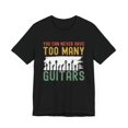 thumbnail image 3 of You can never have too many guitars funny guitar fan retro Unisex T-shirt, 3 of 6