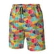 thumbnail image 4 of Fotbe Colorful Fish 2 Trajes de Baño Estampados para Hombre, Shorts de Verano de Secado Rápido, Ropa de Playa, Bañadores-X-Large, 4 of 6