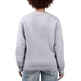 thumbnail image 2 of Women's G-III 4Her by Carl Banks  Heather Gray Green Bay Packers Flower Logo Graphic Fleece Pullover Sweatshirt, 2 of 2