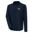 thumbnail image 2 of Men's Antigua  Heather Navy USA Swimming Tidy Quarter-Zip Pullover Hoodie, 2 of 3