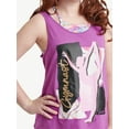 thumbnail image 3 of Justice Girls Fashion Dance and Gymnastics Tank with High Neck Built In Bra, Sizes XS-XL, 3 of 4