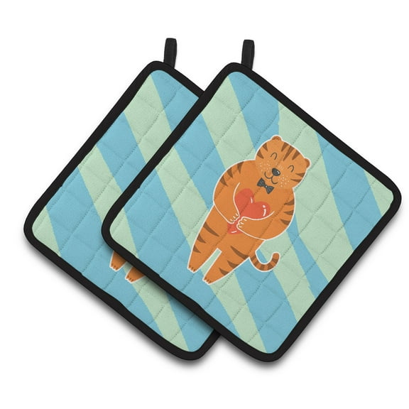 Caroline's Treasures Tiger Pair of Pot Holders
