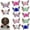 12Pcs, variant on 2026 New 3D Flying Butterfly Hairpin – Sparkly Rhinestone Barrettes with Moving Wings | Adorable Hair Accessories for Girls