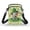 Elephant Clover Pattern, variant on HELLHERO Clover with Zipper Closed Crossbody Bag 2 Layers for Travel Daily Use