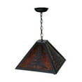 thumbnail image 4 of Meyda Lighting 15.5'Sq Lone Elk Pendant, Black/Amber Mica - 66895, 4 of 4