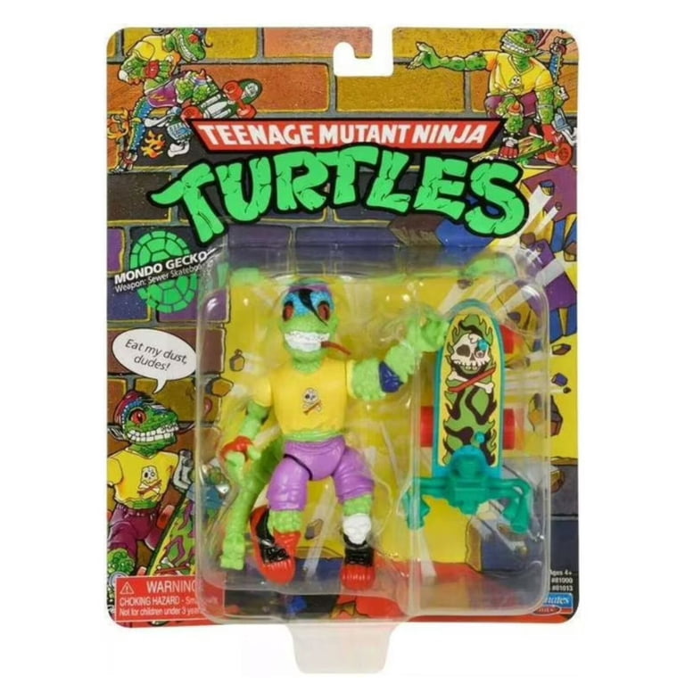 TMNT Toys: Classic Mondo Gecko Battle Shell Hero Figurine TMNT Toys: Classic Mondo Gecko Battle Shell Hero Figurine
