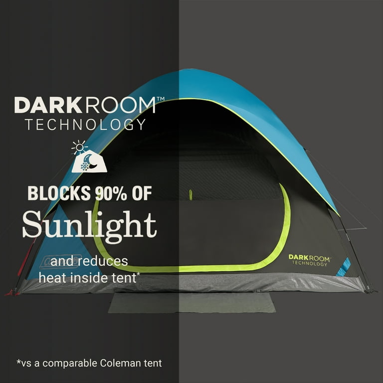 Coleman 6P Stardome Dark Room Tent - Walmart.com
