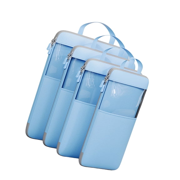 Versatile Travel Organizers Compression Packing Cubes for Easy Storage Multiple Size Clothing and Shoe Storage Bags