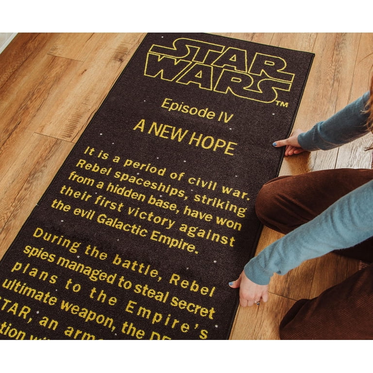 Star Wars: A New Hope Title Crawl Printed Bedroom Carpet Rug | 26