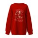 thumbnail image 4 of Blusa de manga larga suelta con estampado de moda para mujer, blusas informales con cuello redondo, sudaderas con capucha Fridja  fjkfkj2992, 4 of 5