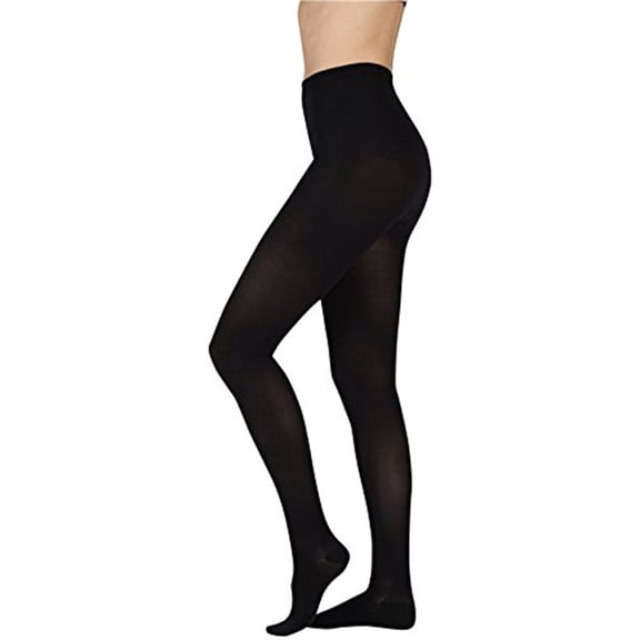 Juzo 2001 Soft Pantyhose w/ Open Crotch-Size V-Black