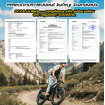 thumbnail image 2 of Skeri Electric Bike, 26"x4.0" Fat Tire E Bike, 500W (Peak 1000) Motor, 48V 15.6Ah Removable Electric Bike for Adults, 60 Miles & 25 mph, Electric Bicycle with 7 Speed and Front Suspension, 2 of 5